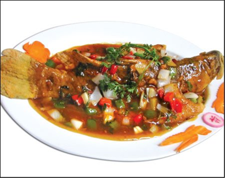 Cá chẽm xốt Tứ Xuyên