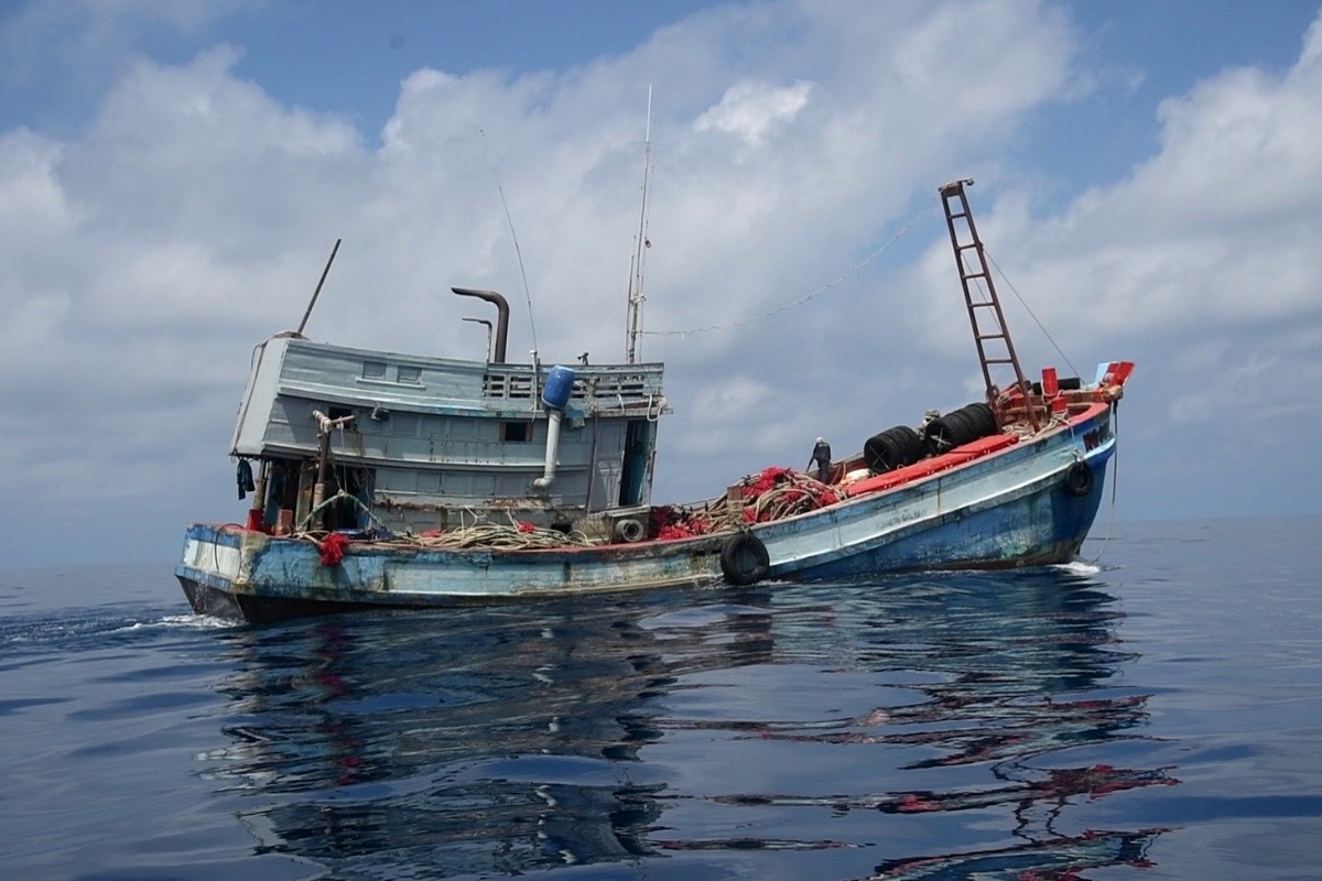 Đánh bắt ở vùng biển nước ngoài, một tàu cá An Giang bị xử lý